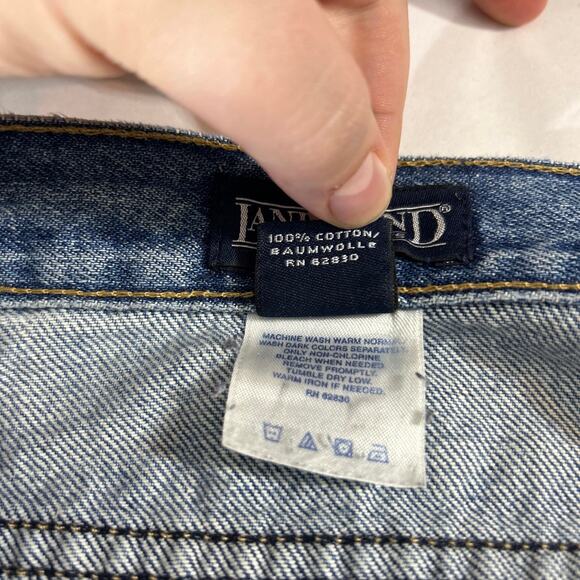Lands End Jeans 10 Vintage Mom Blue Denim - Picture 14 of 14